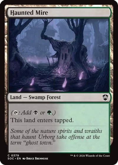 Haunted Mire Commander: Secrets of Strixhaven Magic card