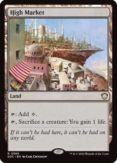 High Market Commander: Secrets of Strixhaven Magic card