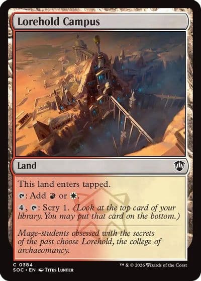 Lorehold Campus Commander: Secrets of Strixhaven Magic card