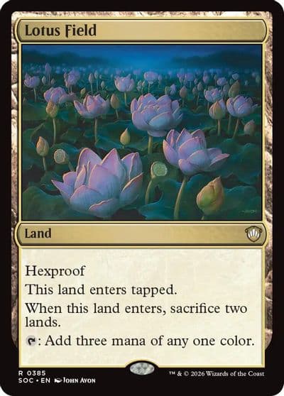 Lotus Field Commander: Secrets of Strixhaven Magic card