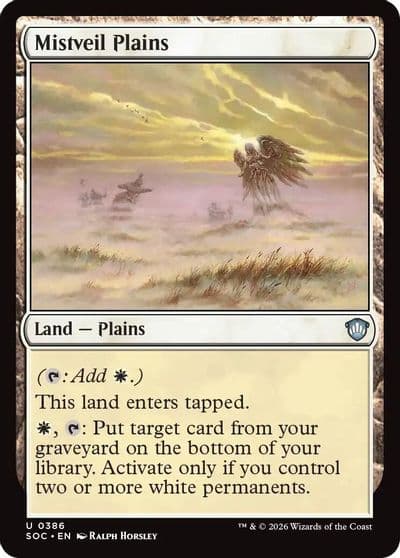Mistveil Plains Commander: Secrets of Strixhaven Magic card