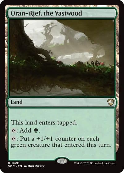 Oran Rief the Vastwood Commander: Secrets of Strixhaven Magic card