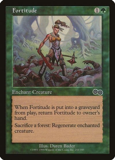 Fortitude Urza's Saga Magic card