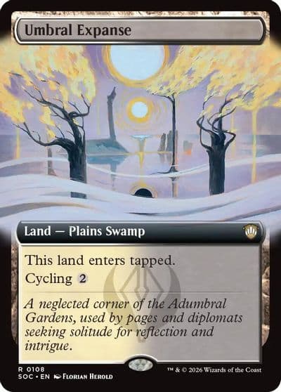 Umbral Expanse Extended Art Commander: Secrets of Strixhaven Magic card