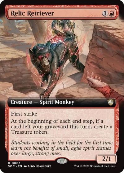 Relic Retriever Extended Art Commander: Secrets of Strixhaven Magic card