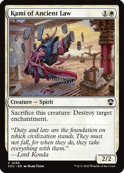 Kami of Ancient Law Commander: Secrets of Strixhaven Magic card