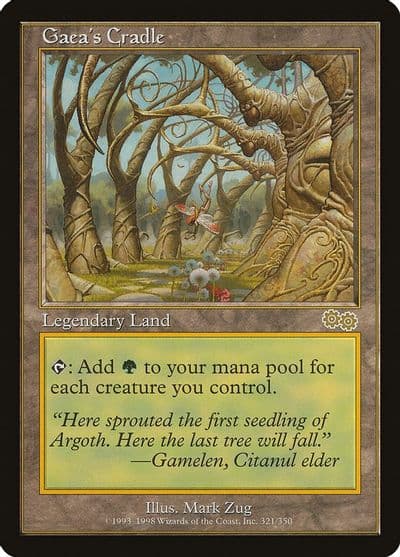 Gaeas Cradle Urza's Saga Magic card