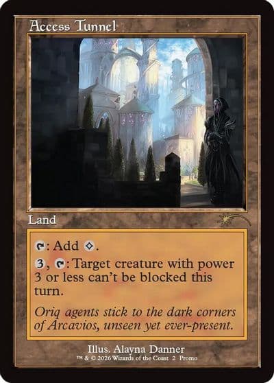 Access Tunnel Retro Frame WPN & Gateway Promos Magic card