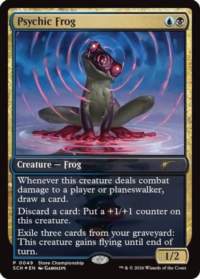 Psychic Frog Game Day & Store Championship Promos Magic card