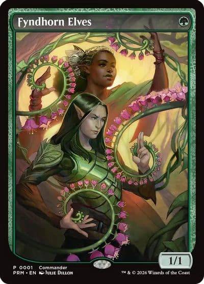 Fyndhorn Elves CommandFest 2026 MagicFest Cards Magic card