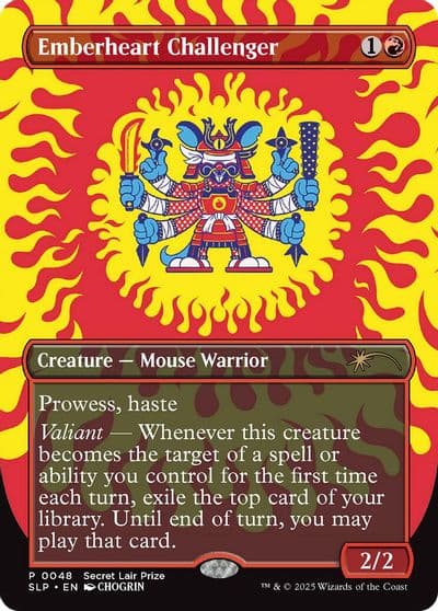Emberheart Challenger Secret Lair Showdown Magic card