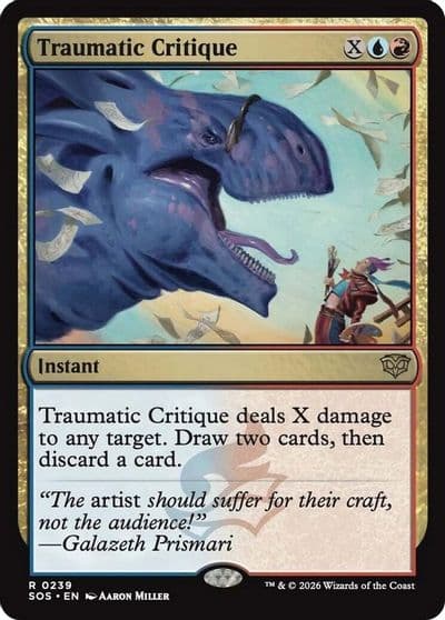 Traumatic Critique Secrets of Strixhaven Magic card