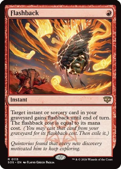 Flashback Secrets of Strixhaven Magic card