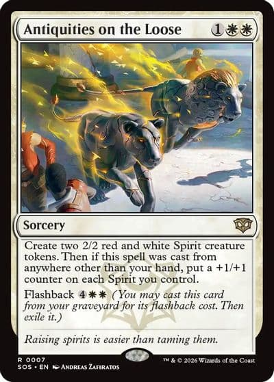 Antiquities on the Loose Secrets of Strixhaven Magic card