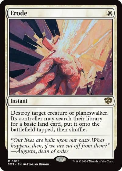 Erode Secrets of Strixhaven Magic card