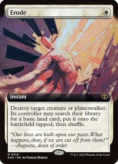 Erode Extended Art Secrets of Strixhaven Magic card