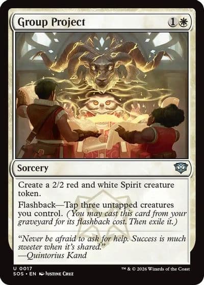 Group Project Secrets of Strixhaven Magic card