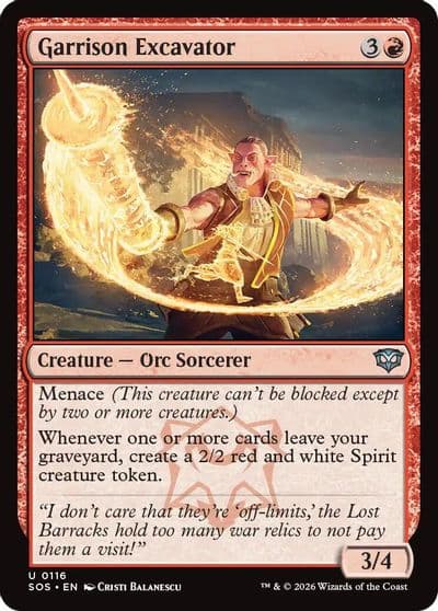 Garrison Excavator Secrets of Strixhaven Magic card