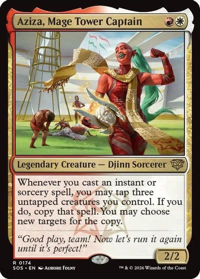 Aziza Mage Tower Captain Secrets of Strixhaven Magic card