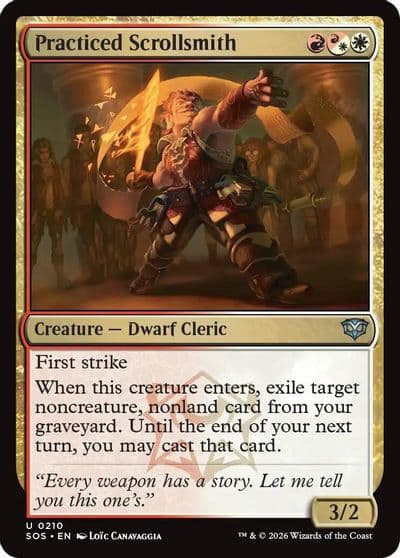 Practiced Scrollsmith Secrets of Strixhaven Magic card
