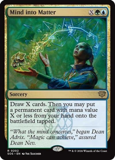Mind into Matter Secrets of Strixhaven Magic card