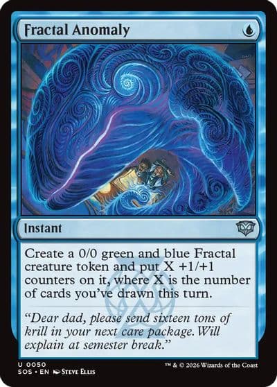 Fractal Anomaly Secrets of Strixhaven Magic card