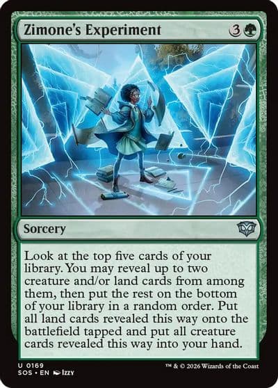 Zimones Experiment Secrets of Strixhaven Magic card