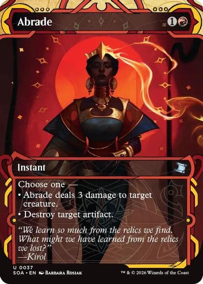 Abrade Secrets of Strixhaven: Mystical Archive Magic card