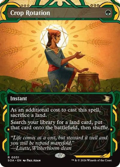 Crop Rotation Secrets of Strixhaven: Mystical Archive Magic card