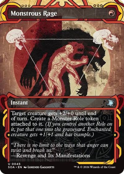 Monstrous Rage Secrets of Strixhaven: Mystical Archive Magic card