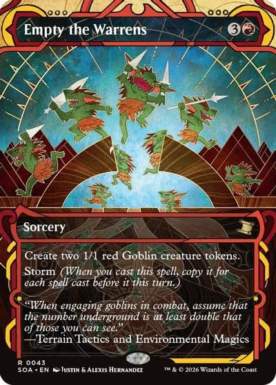 Empty the Warrens Secrets of Strixhaven: Mystical Archive Magic card