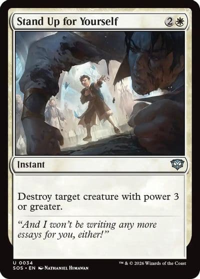 Stand Up for Yourself Secrets of Strixhaven Magic card