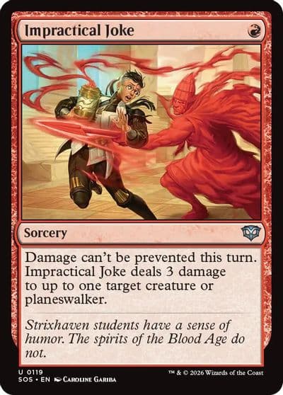 Impractical Joke Secrets of Strixhaven Magic card