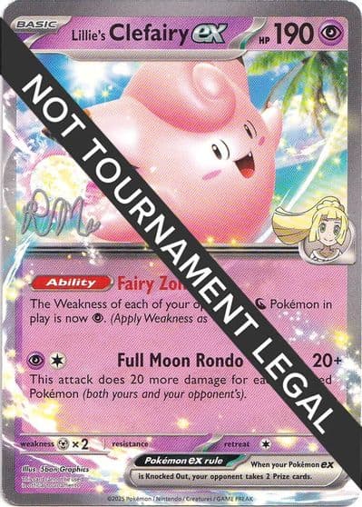 Lillie's Clefairy ex - 2025 (Riley McKay) World Championship Decks Pokemon card