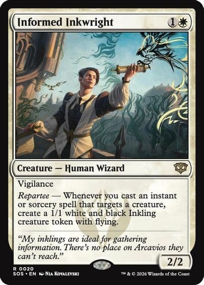 Informed Inkwright Secrets of Strixhaven Magic card