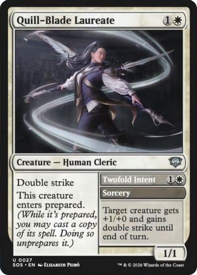 Quill Blade Laureate Secrets of Strixhaven Magic card