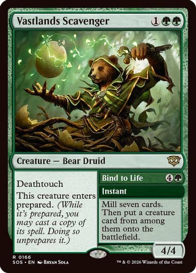 Vastlands Scavenger Secrets of Strixhaven Magic card
