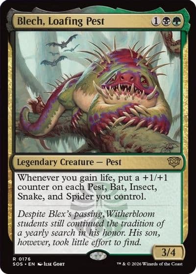Blech Loafing Pest Secrets of Strixhaven Magic card