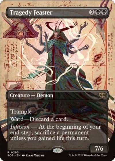 Tragedy Feaster Borderless Secrets of Strixhaven Magic card