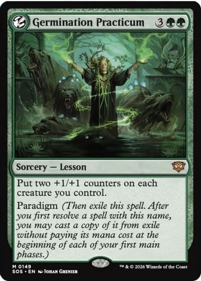 Germination Practicum Secrets of Strixhaven Magic card