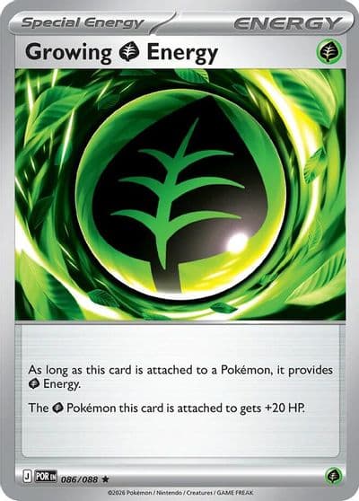 Growing Grass Energy (Non-Holo) Deck Exclusives Pokemon card