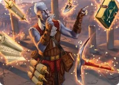 Dig Site Inventory Art Card Art Series: Secrets of Strixhaven Magic card