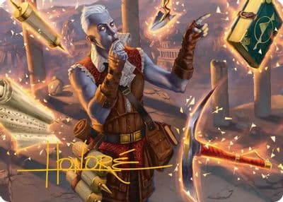 Dig Site Inventory Art Card Gold Stamped Signature Art Series: Secrets of Strixhaven Magic card