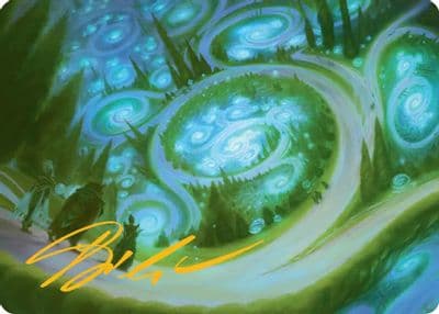 Mathemagics Art Card Gold Stamped Signature Art Series: Secrets of Strixhaven Magic card