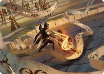 Decorum Dissertation Art Card Art Series: Secrets of Strixhaven Magic card