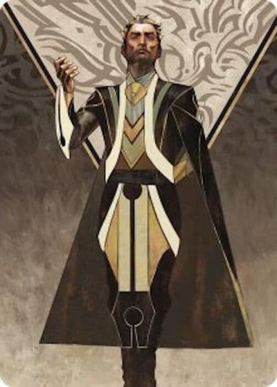 Ral Zarek Guest Lecturer Art Card Art Series: Secrets of Strixhaven Magic card
