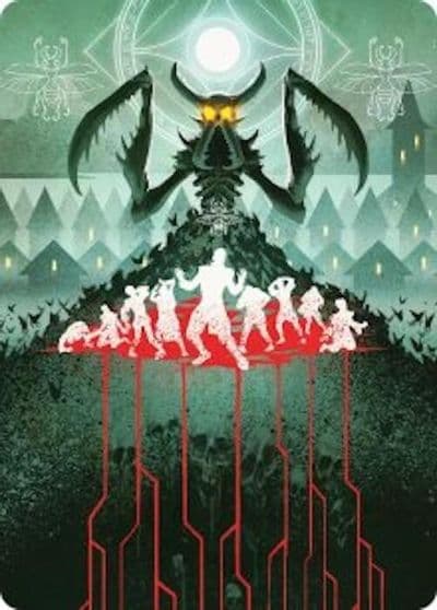 Feed the Swarm Art Card Art Series: Secrets of Strixhaven Magic card