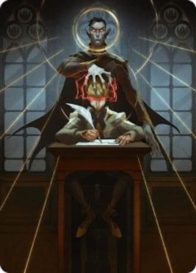 Vampiric Tutor Art Card Art Series: Secrets of Strixhaven Magic card
