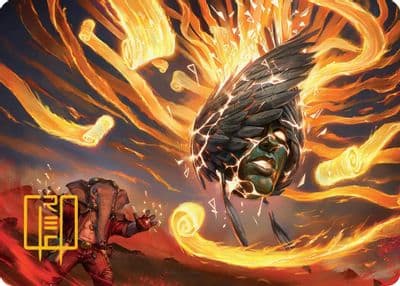 Flashback Art Card Gold Stamped Signature Art Series: Secrets of Strixhaven Magic card
