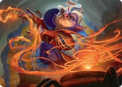 Goblin Glasswright Art Card Art Series: Secrets of Strixhaven Magic card